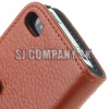 Kožený obal iPhone 4 – Wallet Goat – hnedá