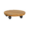 Kolieska Lechuza drevené okrúhle natural wood 40 cm