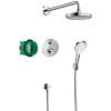 Hansgrohe 27295000 CROMA Select S sprchový set pod omietku s termostatom Ecostat S, chróm
