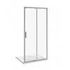 Jika Nion - Sprchové dvere dvojdielne, Ľ/P, 140 cm, Jika perla Glass, strieborná/sklo arctic H2422N80026661