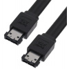 PremiumCord Kabel eSATA-eSATA, 50 cm,stíněný,černý kfsa-7-05
