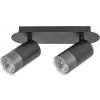 Rabalux Zircon stropné svietidlo 2x5 W čierna-strieborná 5070