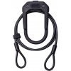 Zámok na bicykel Hiplok DX Plus With 2m Cable - all black uni