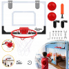 VNÚTORNÁ SADA DETSKÉHO MINI BASKETBALOVÉHO OBRUČE S 2 LOPTIČKAMI A PUMPIČKOU