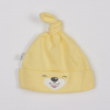 Bavlnená dojčenská čiapočka Bobas Fashion Lucky žltá - 62 (3-6m)