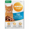 IAMS CAT DELIGHTS VLHKÉ KRMIVO tuniak sleď 85 g