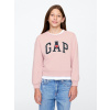 GAP Detská oversize mikina s logom Ružová XL Ružová Ružová