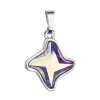 Prívesok bižutérie so Swarovski kryštálmi AB efekt hviezdička 54034.2