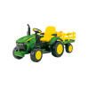Model John Deere-elektrický traktor s vlečkou