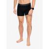 Boxerky Under Armour Performance Cotton 6 in 3-Pack Boxerjock - black/black/steel