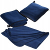 Prikrývka na posteľ - Základná polárna prikrývka 180 x 120 cm odtiene oranžovej (Fleece prikrývka/2in1radcliff 31x30 180x120 vankúš)