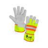 Canis CXS Rukavice HIVI, kombinované, žluto-oranžové 321008115211 10 a ½