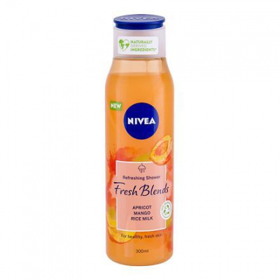 Nivea Fresh Blends Apricot osvěžující sprchový gel s ovocnou vůní 300 ml pro ženy