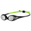 Plavecké okuliare arena SPIDER JR. MIRROR BLACK-SILVER-GREEN