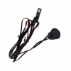 MComp Dotykový čierny LED vypínač a stmievač TD004AM pre zabudovanie do pracovnej dosky 6A 12V/72W 24V/144W