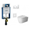 Geberit SET Kombifix 110.302.00.5 +WCzávesné Duravit ME by Starck Riml+sedSC+Sigma20Biel/C 110.302.00.5 NM4