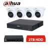 DAHUA IP 4 KAMEROVÝ SET 4MPX DOME 2TB