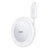 AppleMix UGREEN Bezdrôtová nabíjačka pre Apple iPhone - Podpora MagSafe / Qi - Držiak kábla - Biela