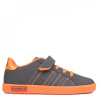 Lonsdale Oval Childrens Trainers Grey/Orange C10 (28)
