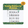 Using Robux in Roblox