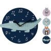 Hodiny nástenné 26cm detské so zvieratkom mix