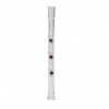 Sklenená fajka S4 10,5 cm – Fialové guličky
