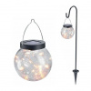 Solárna lampáš s tyčou Rigel 12x70cm, 20 LED, AAA, 1ks