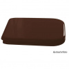 Kerasan Waldorf WC sedadlo Soft Close, masívne drevo, orech/chróm 418840