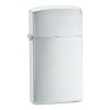 Zippo Slim Brushed Chrome 21112