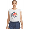 Dámsky top Nike Dri-Fit Printed Tank Top - Biely (M)