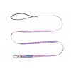 Non-stop dogwear Vodítko Trail quest leash Rachel Pohl LTD fialová/růžová