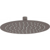 Deante Cascada, okrúhla oceľová dažďová sprchová hlavica 250mm, grafitová matná, DEA-NAC_D10K