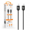 Aligator DATKP31 Dátový POWER 3A USB-C - USB-C, 1m, černý