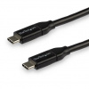 StarTech.com Kabel USB do zásuvky IC Vnější, A: USB typu C, 3 m Vnější, Černá, B: USB typu C