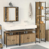 zahrada-XL Set kabinetov do kúpeľne 4 pcs dub artisan 33 x 33 x 185.5 cm 3334422
