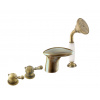 LABE - 4-otvorová vaňová batéria, vodopád, Old Brass (bronz) L471.0PSM, RAV Slezák Farba: Stará mosadz (bronz), Rozmer: 1/2