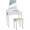 tectake 403636 claire s taburetom biely
