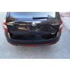 Škoda Octavia III Combi RS facelift 17- - ochranný panel zadného nárazníka - GLOSSY BLACK