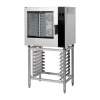 Konvektomat elektrický nástrek dotykový farebný automatické umývanie ľavé dvere 7x GN 1/2 | REDFOX - MPDN 0711 ELAM