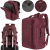 Turistický batoh Wings Skylark 20-40 l červený (červený)