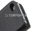 Kožený obal iPhone 4 – Wallet Goat – čierna