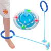 FunPlay Skákacia hula hoop na nohu, svietiaca, modrá, 62x15cm, 9855-2