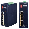 Priemyselný prepínač na DIN lištu 5x RJ45 100Mb/s 4xPoE