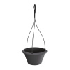 PlasticFuture Závesný kvetináč Respana Pure tmavosivý, 20,8 cm