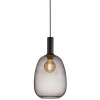 Nordlux Alton (Ø23cm) kouřové sklo, černá sklo, kov IP20 47303047