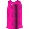Joma Športové tielko OLIMPIA T-SHIRT FLUOR PINK-BLACK SLEEVELESS Veľkosť: L