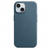 Apple iPhone 15 FineWoven Case with MagSafe - Pacific modré MT3G3ZM/A