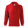 MALFINI Mikina Trendy Zipper 410 na zip, pánská MAL-4100715 L Červená