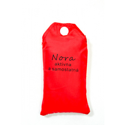 Nákupná taška s menom NORA - aktívna a samostatná Farba: Svetlomodrá, Veľkosť: 15L