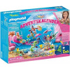 PLAYMOBIL Advent Calendar 70777 Bath Fun Mermaids with Many Surprises e.g. Colours of Mermaids Change in Warm Water Including Gr